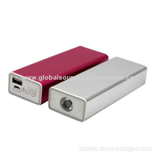 Aluminum Case Chargeable USB Hand Warmers with Mobile Phone Battery Charger